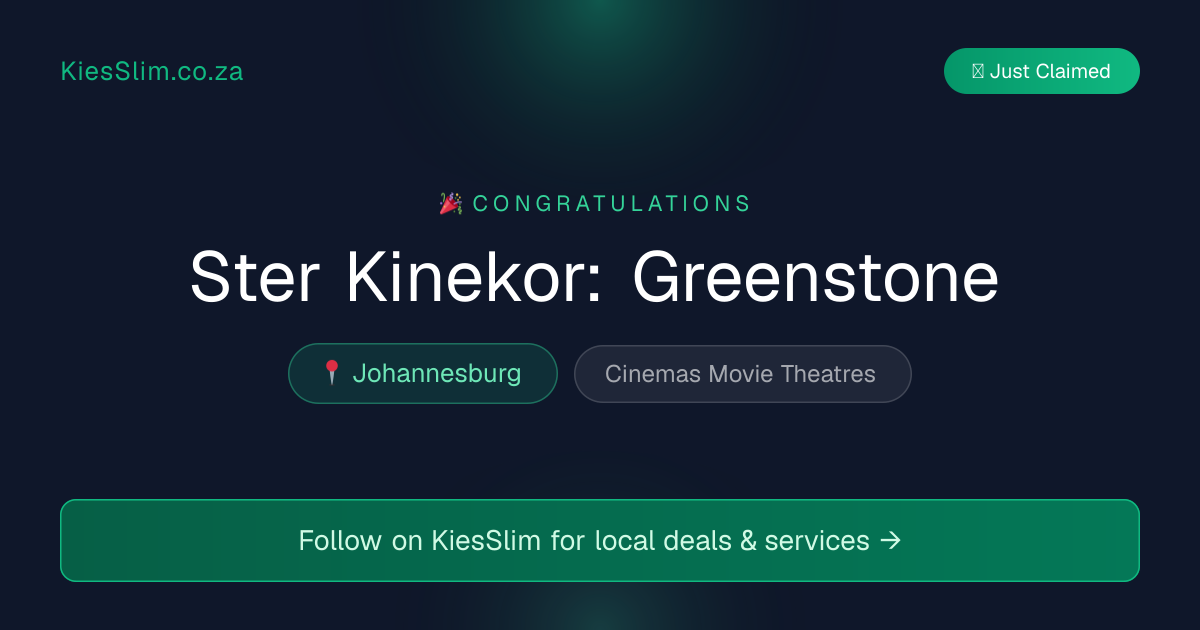 Ster Kinekor: Greenstone
