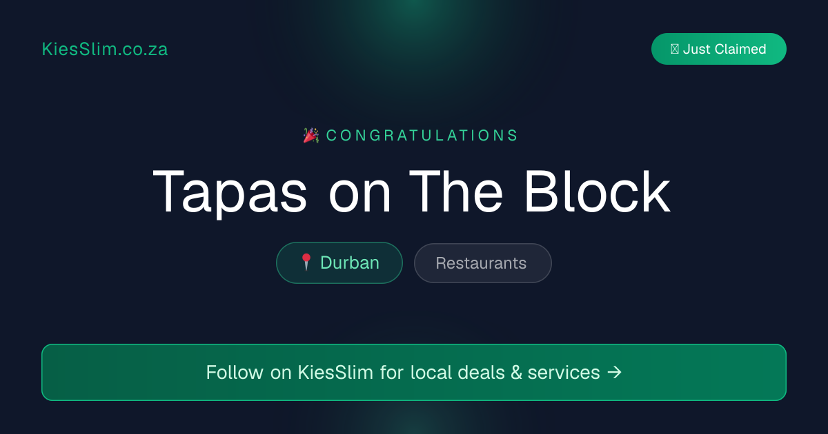 Tapas on The Block