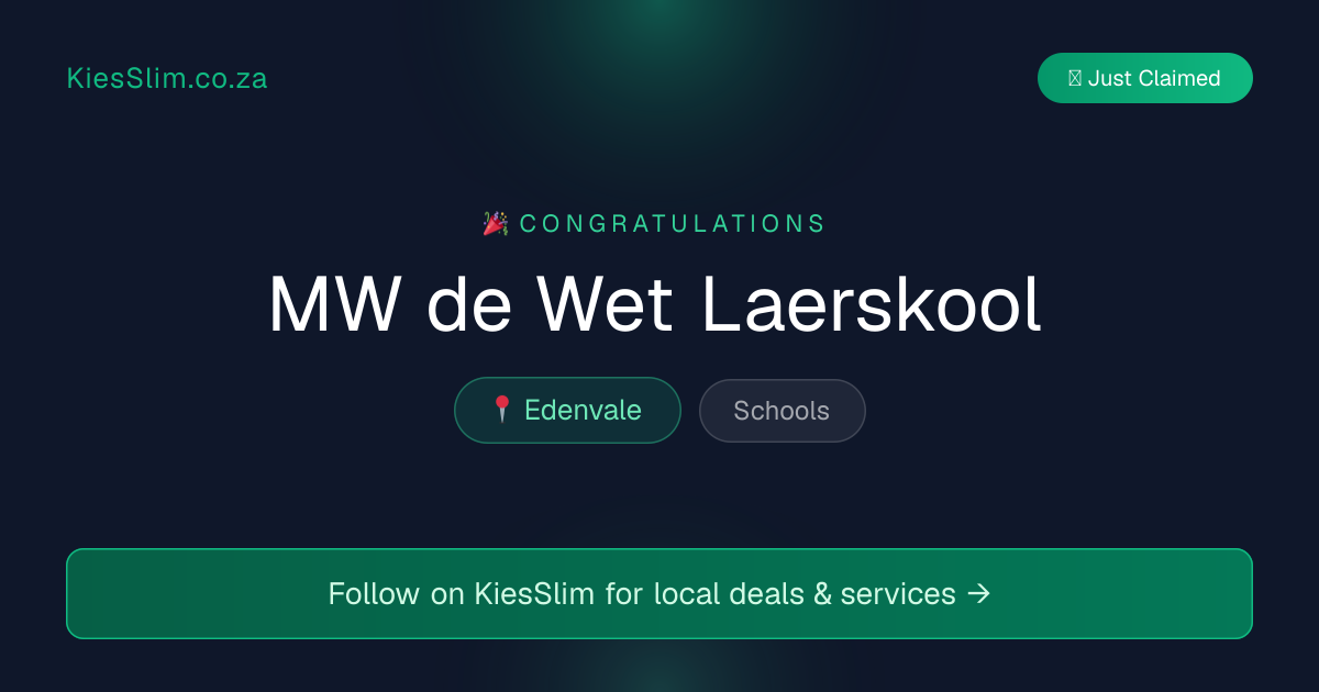 MW de Wet Laerskool