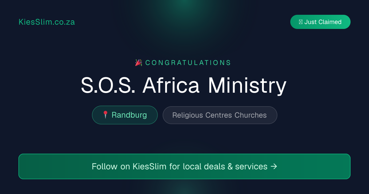S.O.S. Africa Ministry