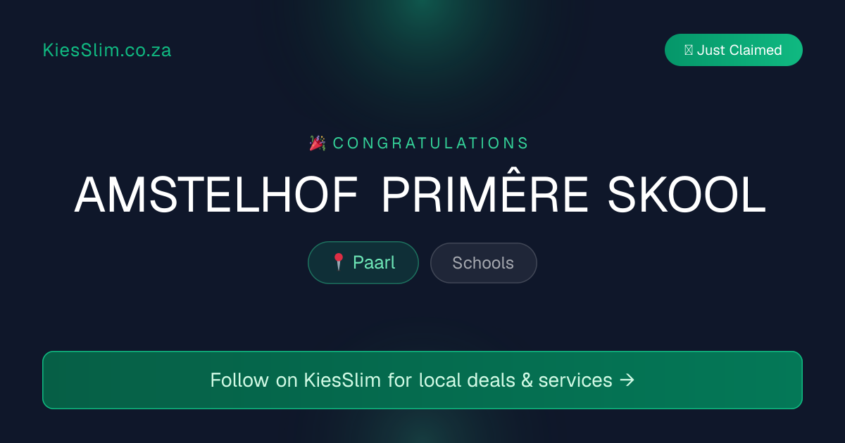 AMSTELHOF PRIMÊRE SKOOL