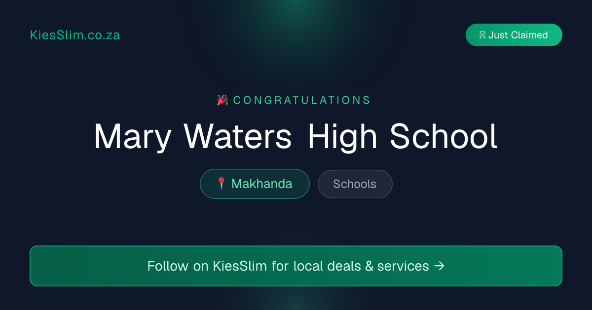 Mary Waters High School