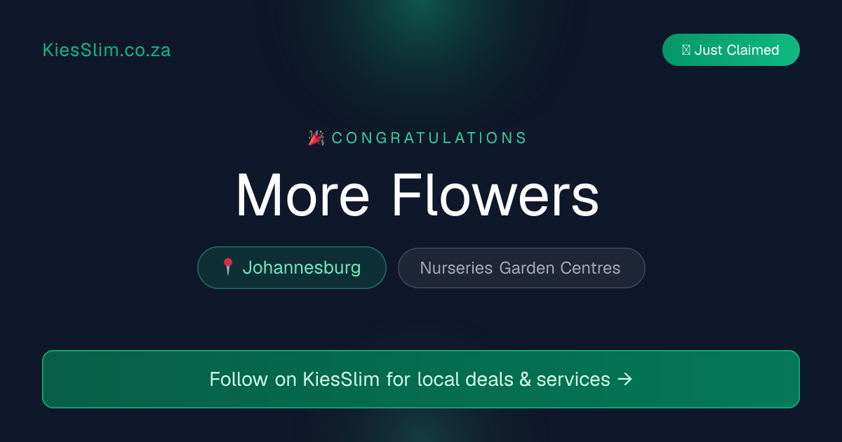 More Flowers