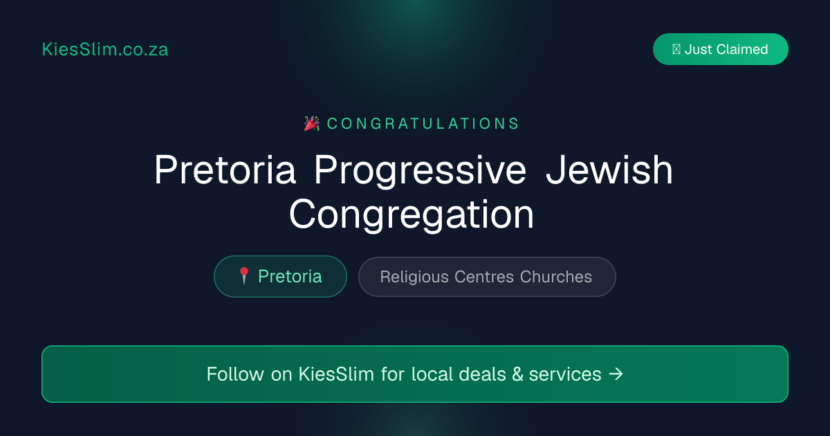 Pretoria Progressive Jewish Congregation