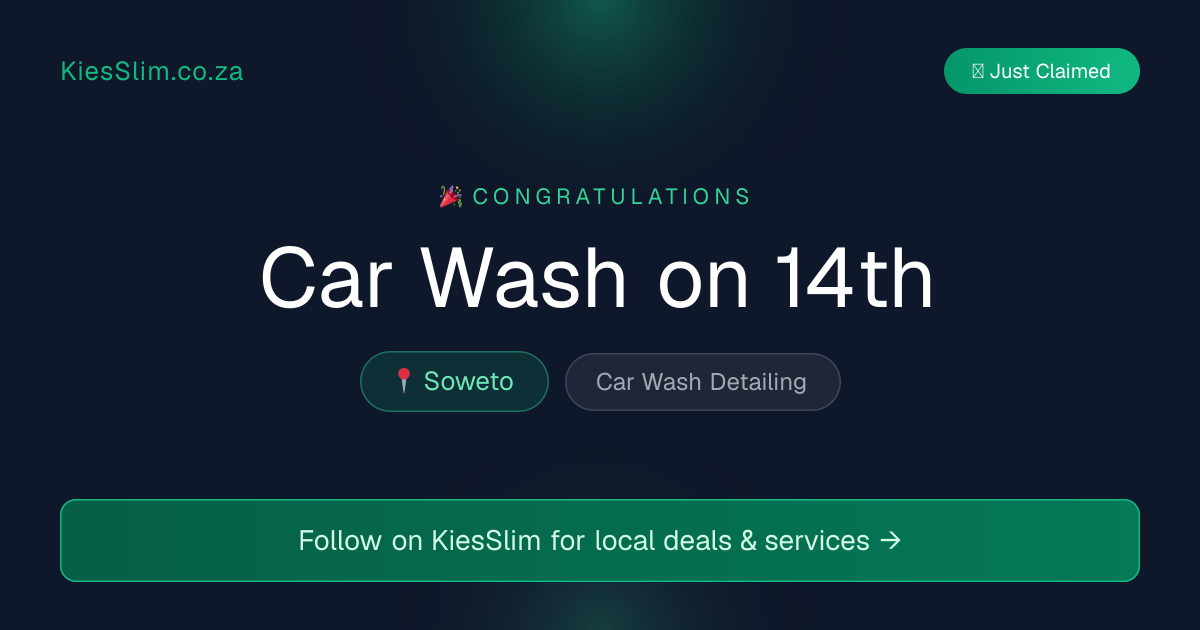Car Wash on 14th