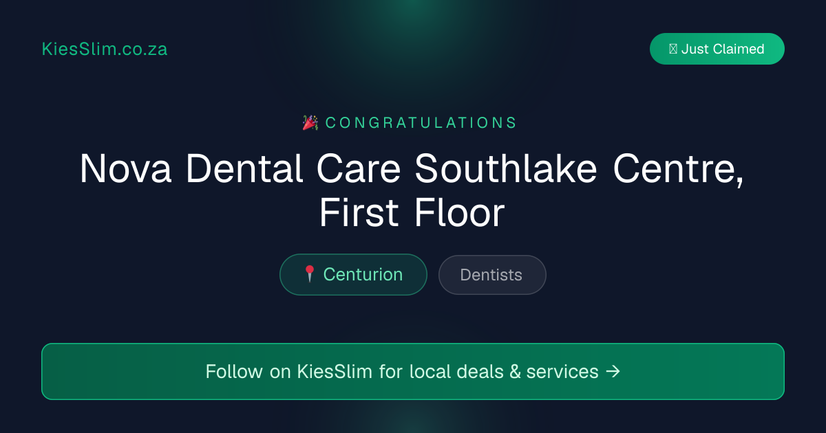 Nova Dental Care Southlake Centre, First Floor
