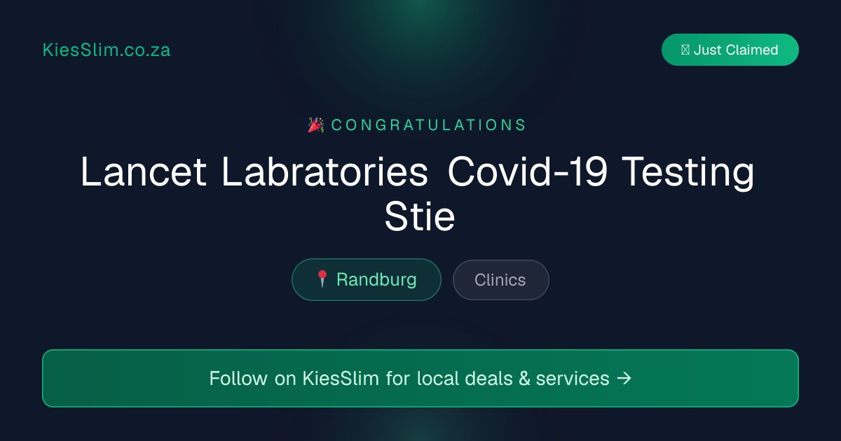 Lancet Labratories Covid-19 Testing Stie