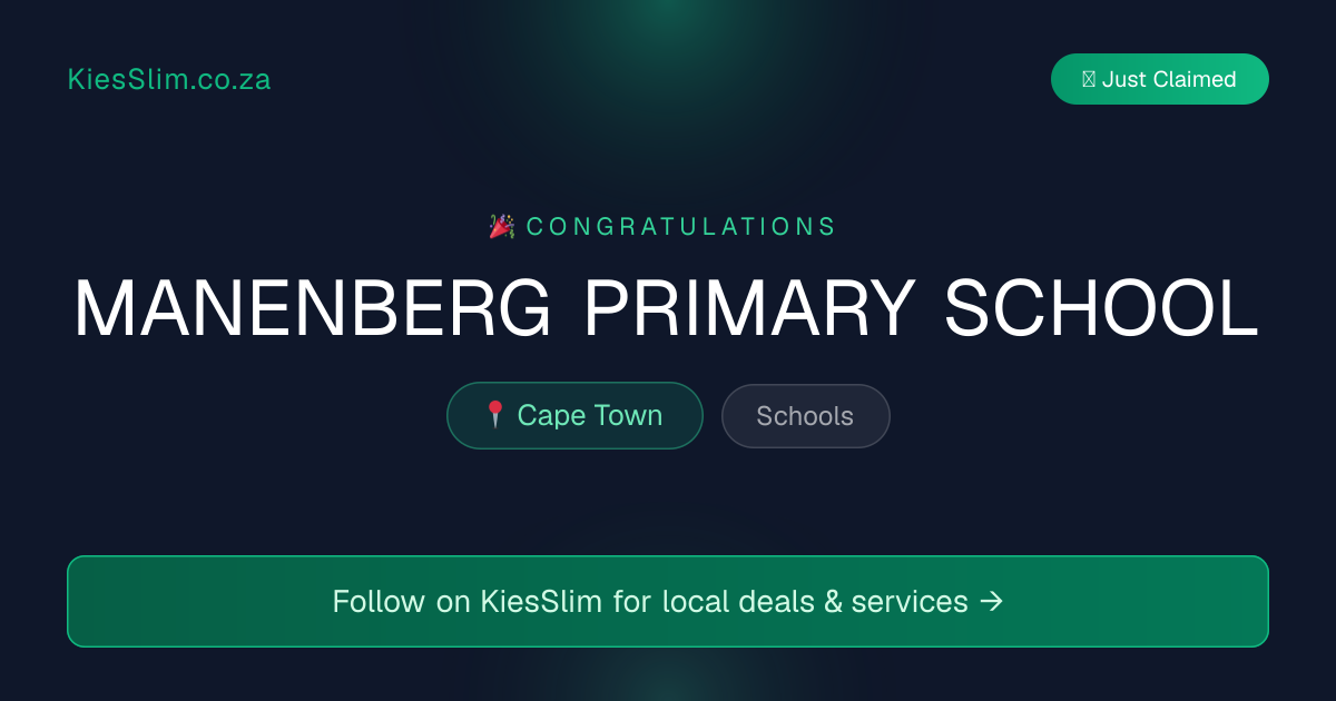 MANENBERG PRIMARY SCHOOL