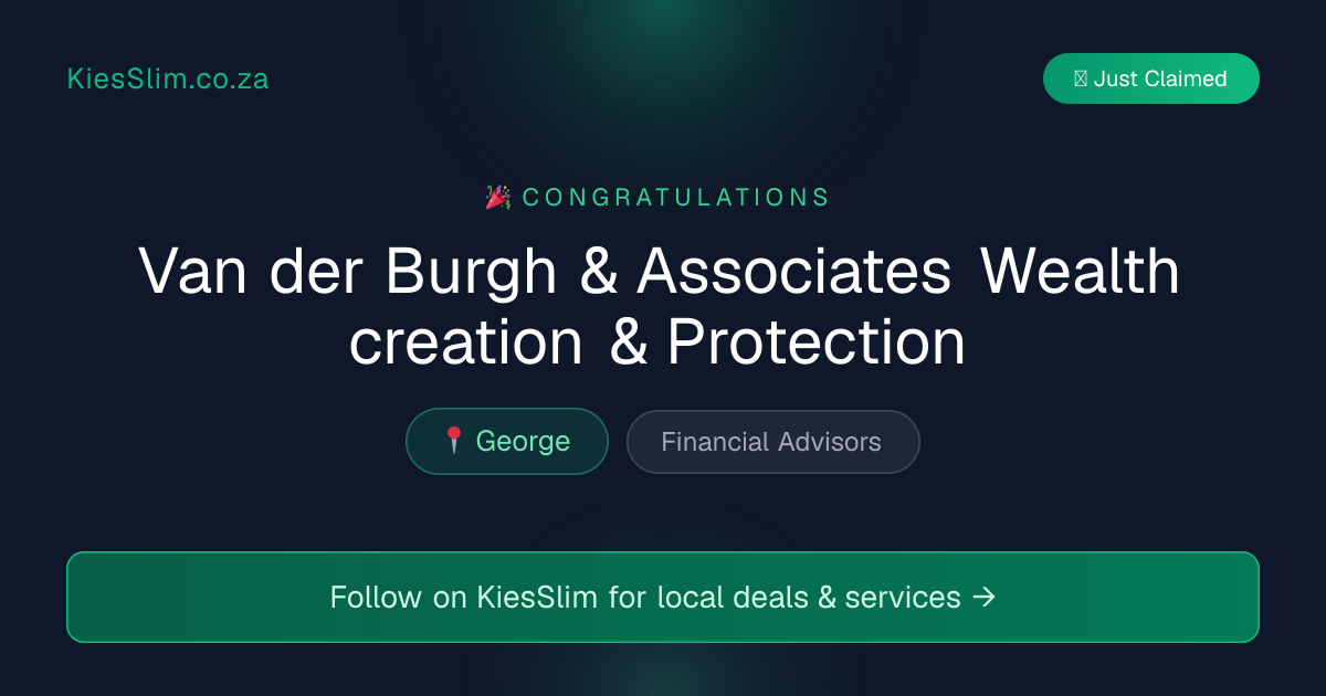 Van der Burgh & Associates Wealth creation & Protection