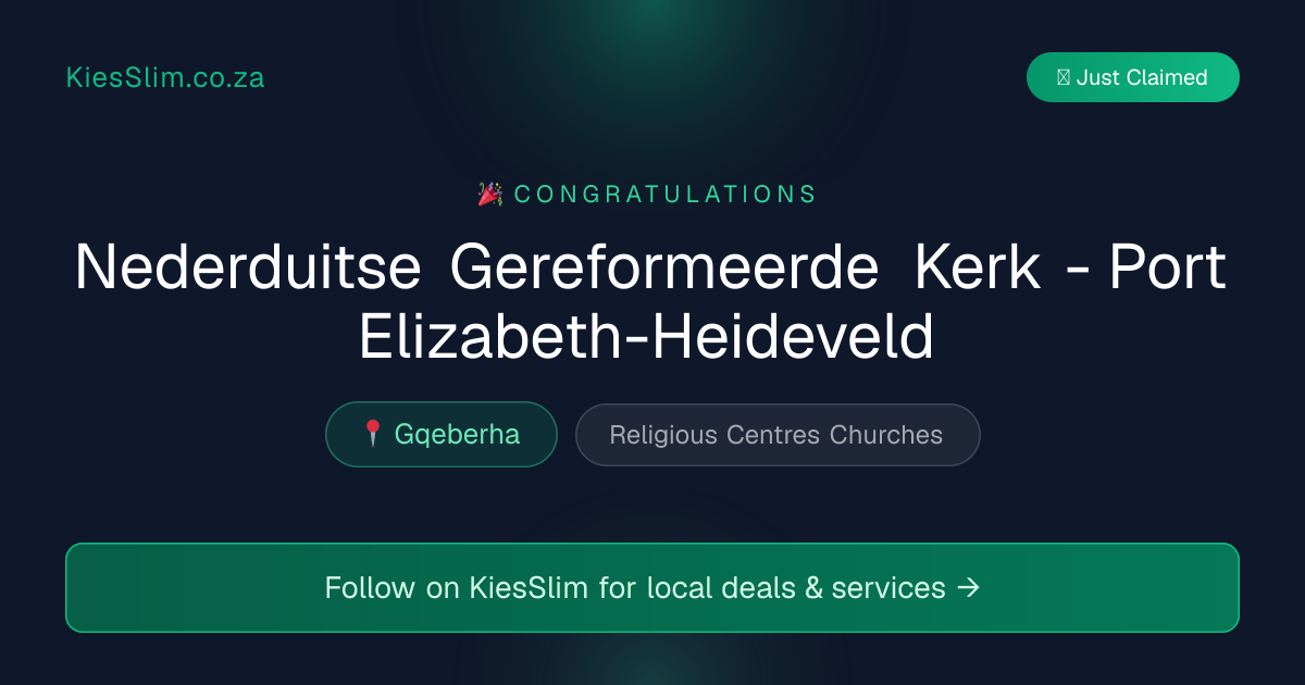 Nederduitse Gereformeerde Kerk - Port Elizabeth-Heideveld