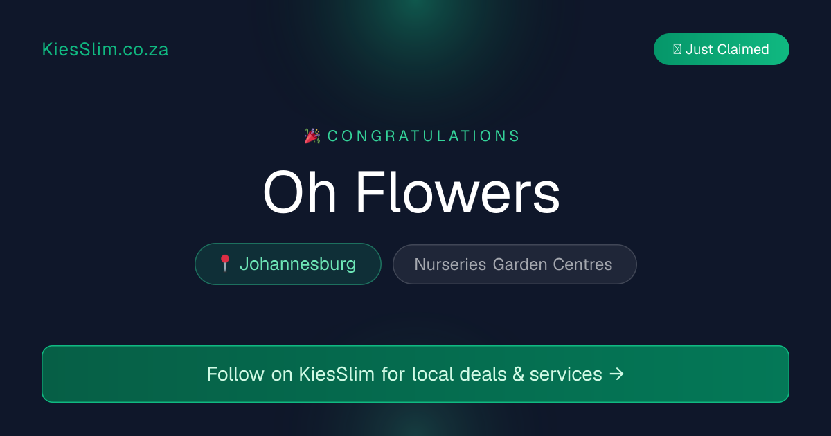 Oh Flowers