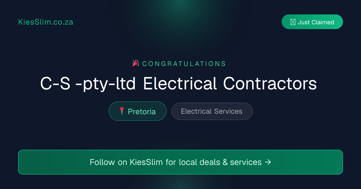 C-S -pty-ltd Electrical Contractors