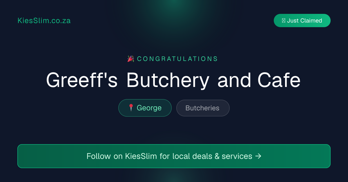 Greeff's Butchery and Cafe
