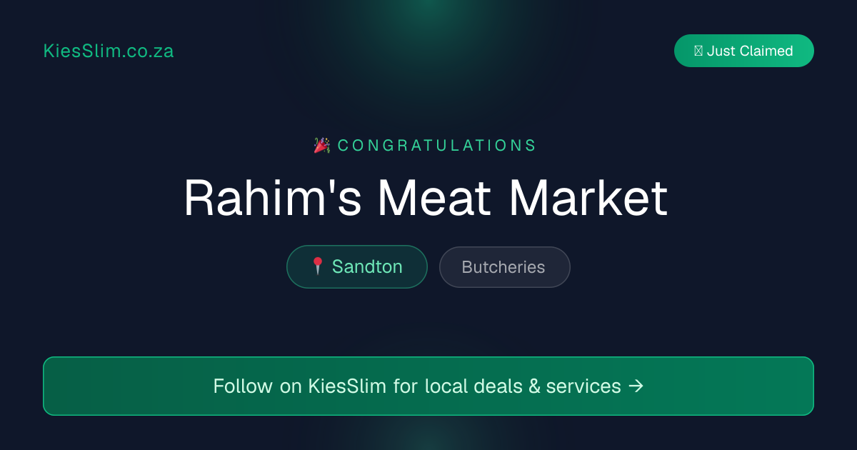 Rahim's Meat Market