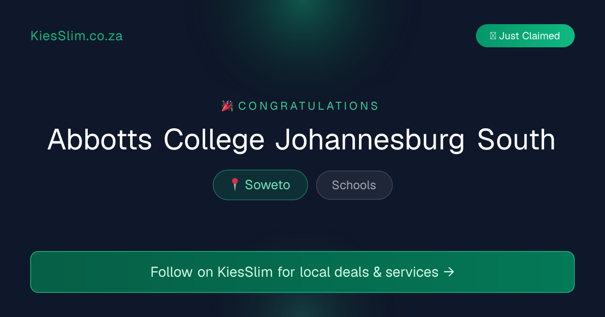 Abbotts College Johannesburg South