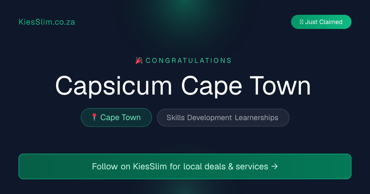 Capsicum Cape Town