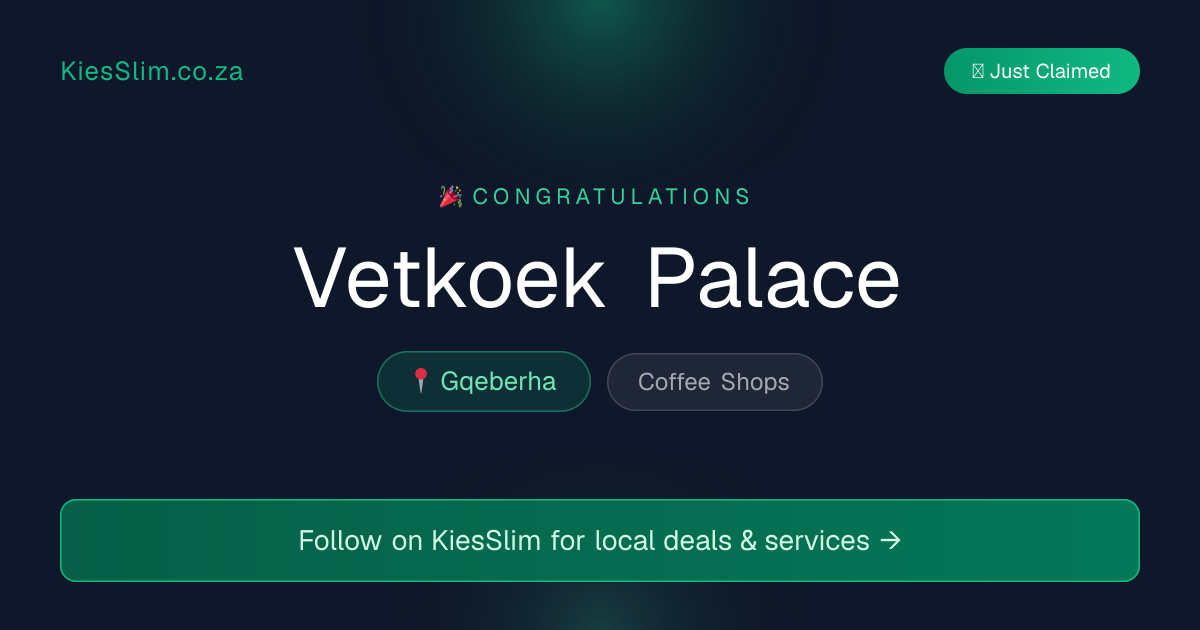 Vetkoek Palace
