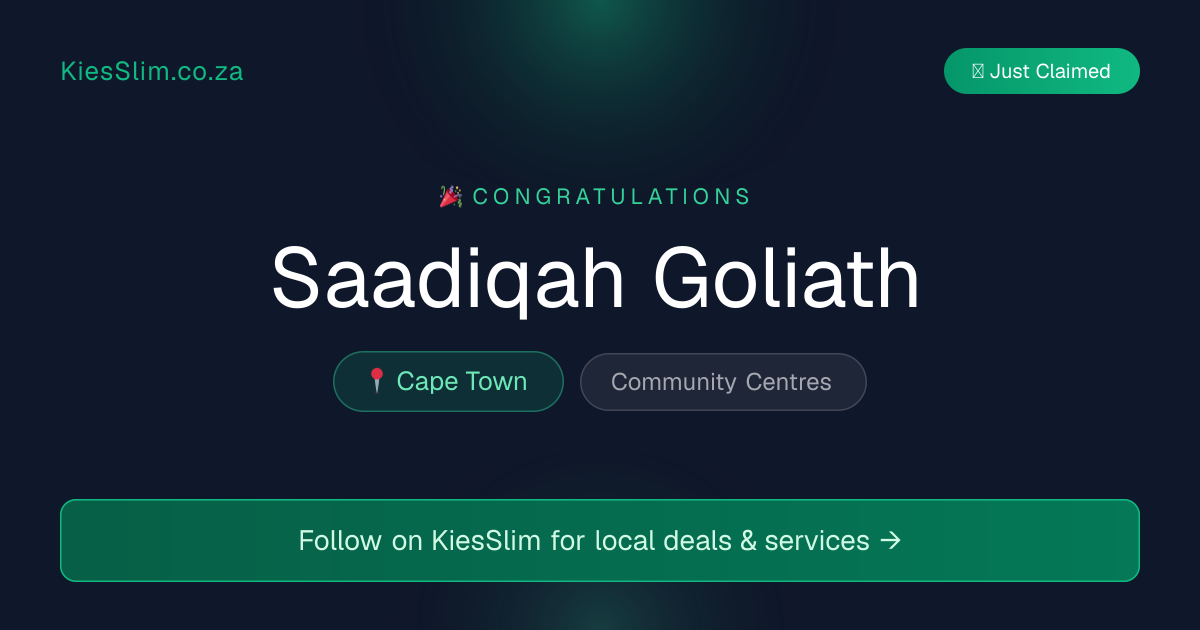 Saadiqah Goliath