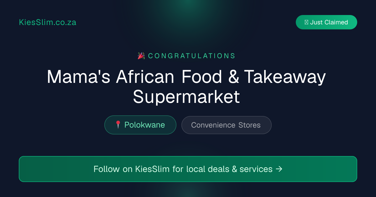 Mama's African Food & Takeaway Supermarket