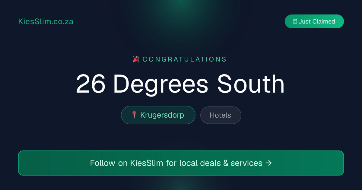 26 Degrees South