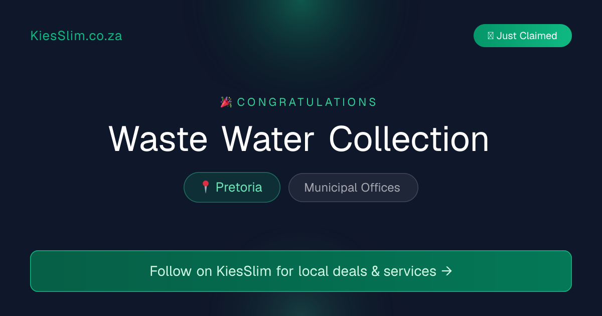 Waste Water Collection