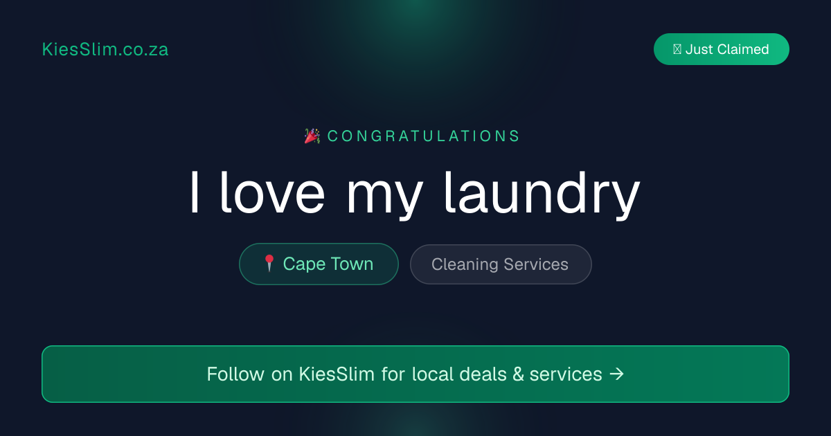 I love my laundry
