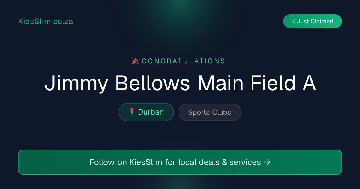 Jimmy Bellows Main Field A