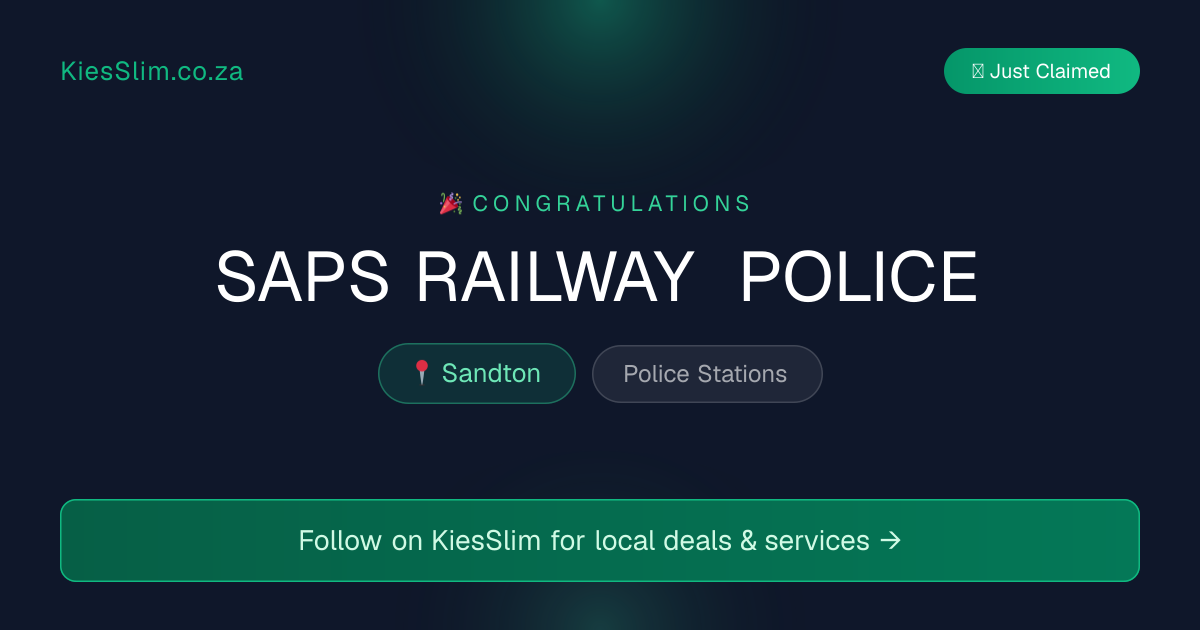 SAPS RAILWAY POLICE