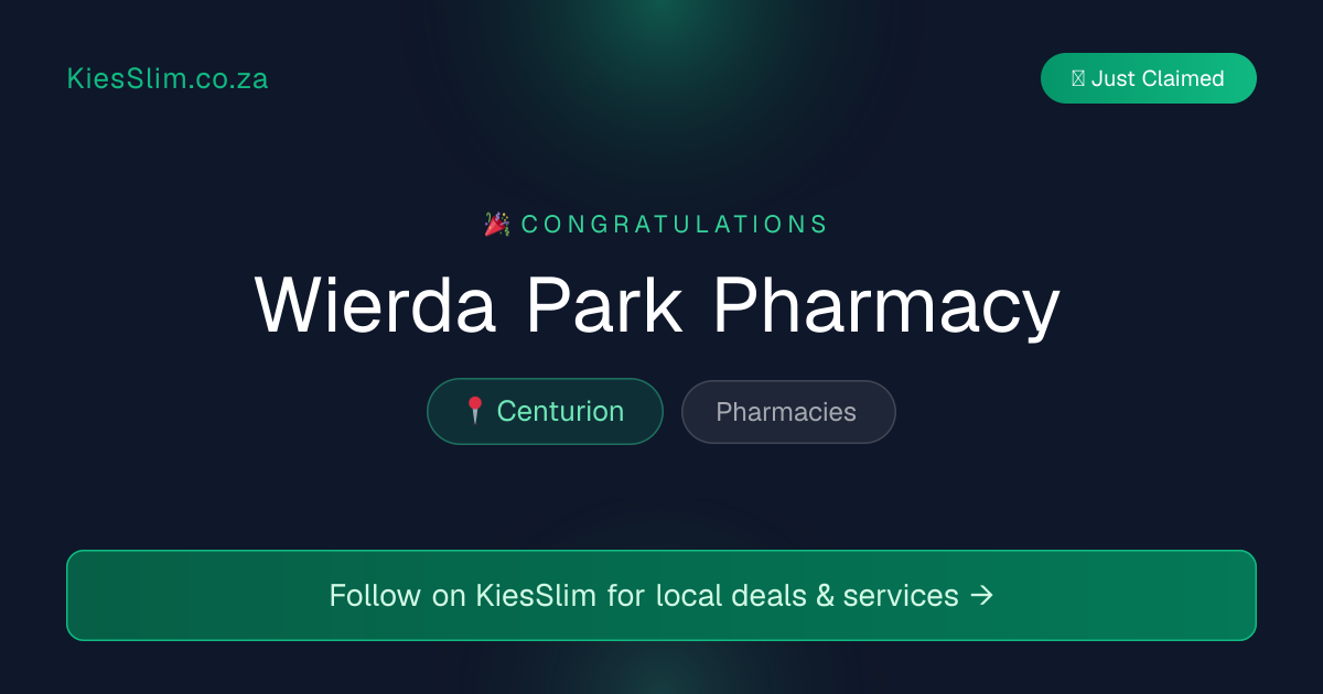 Wierda Park Pharmacy