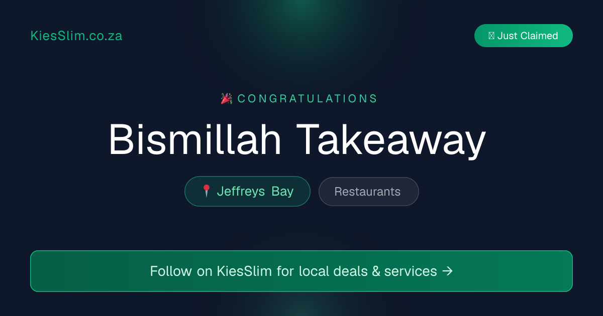 Bismillah Takeaway