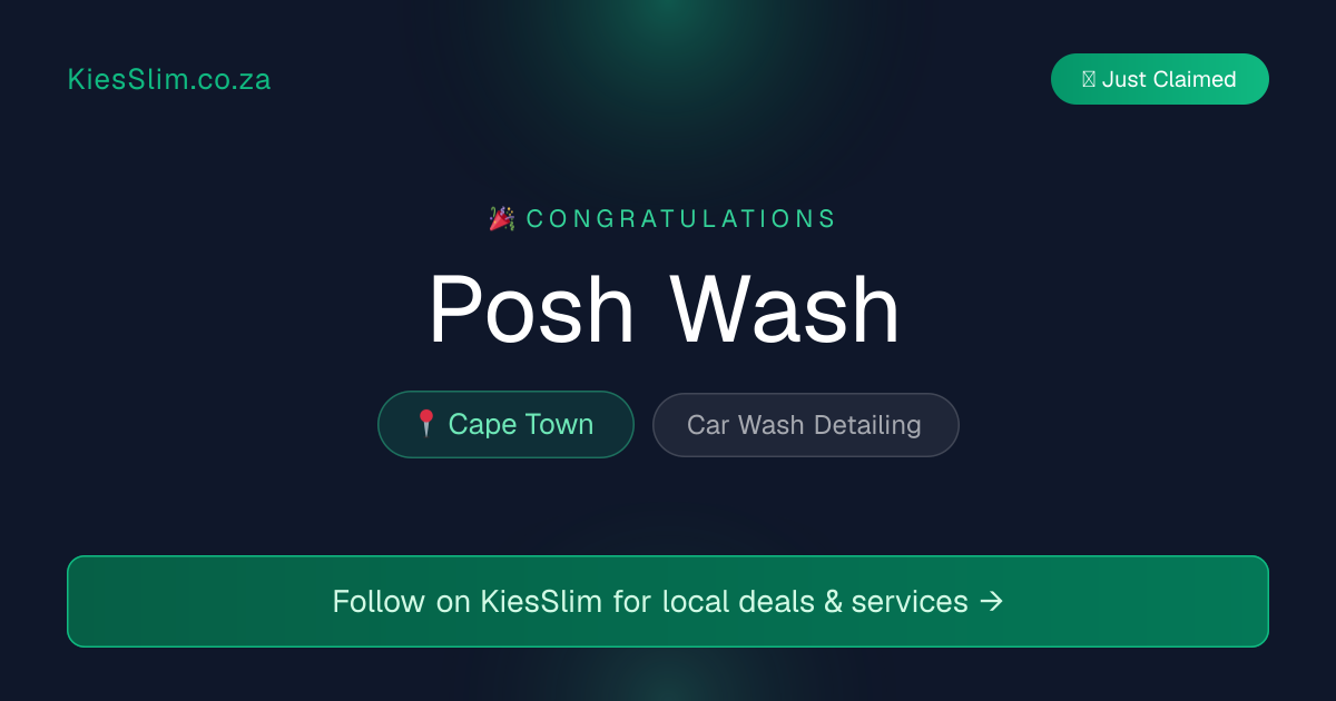 Posh Wash