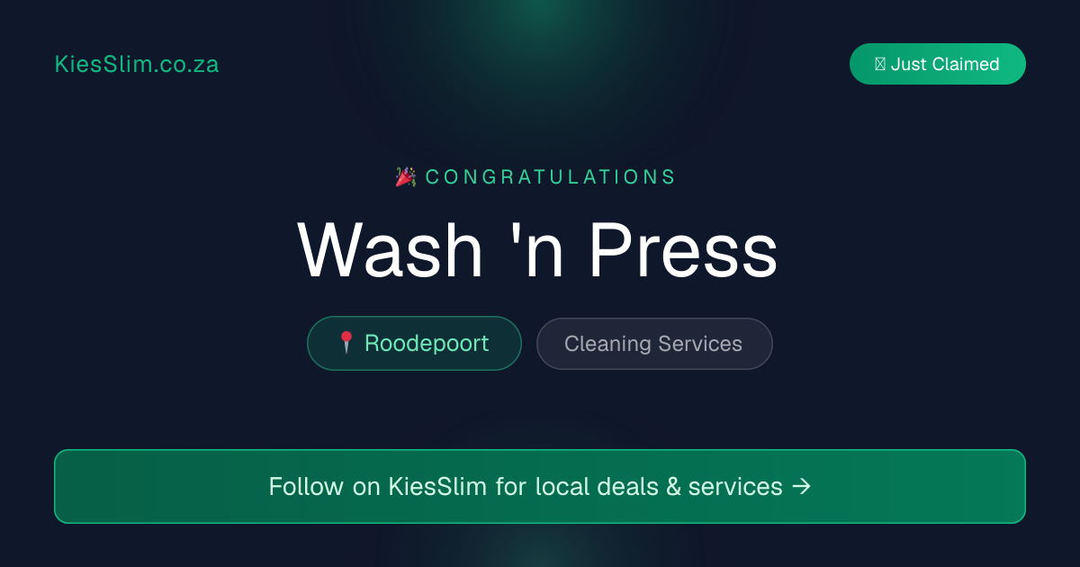 Wash 'n Press