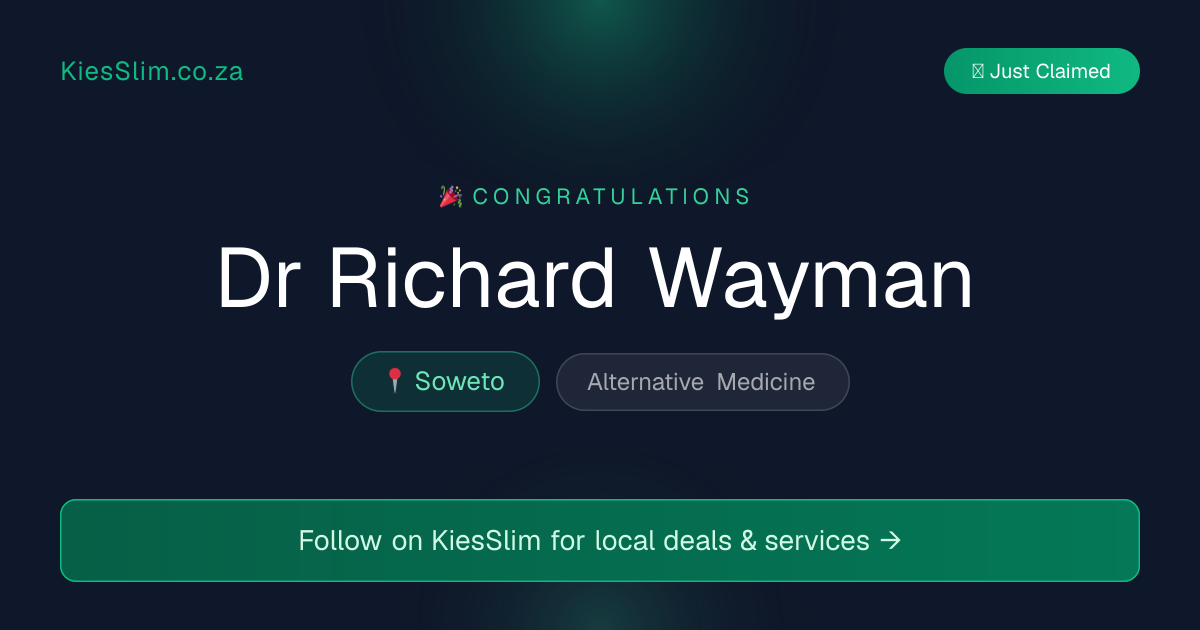 Dr Richard Wayman