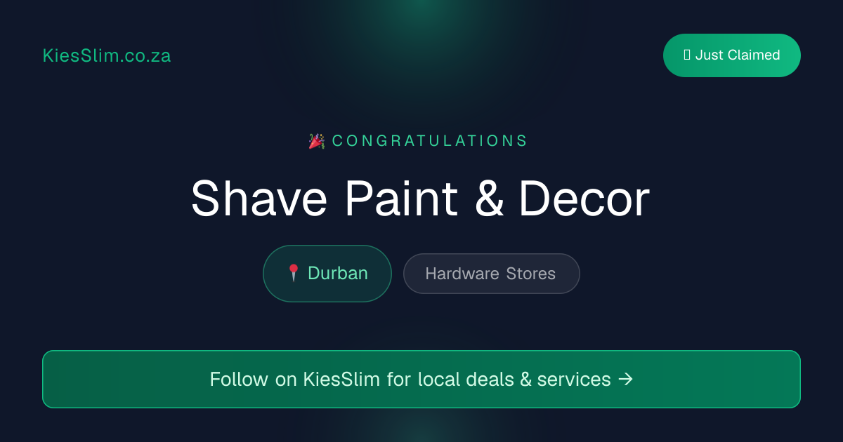 Shave Paint & Decor