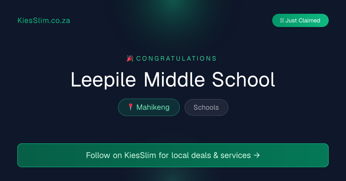 Leepile Middle School