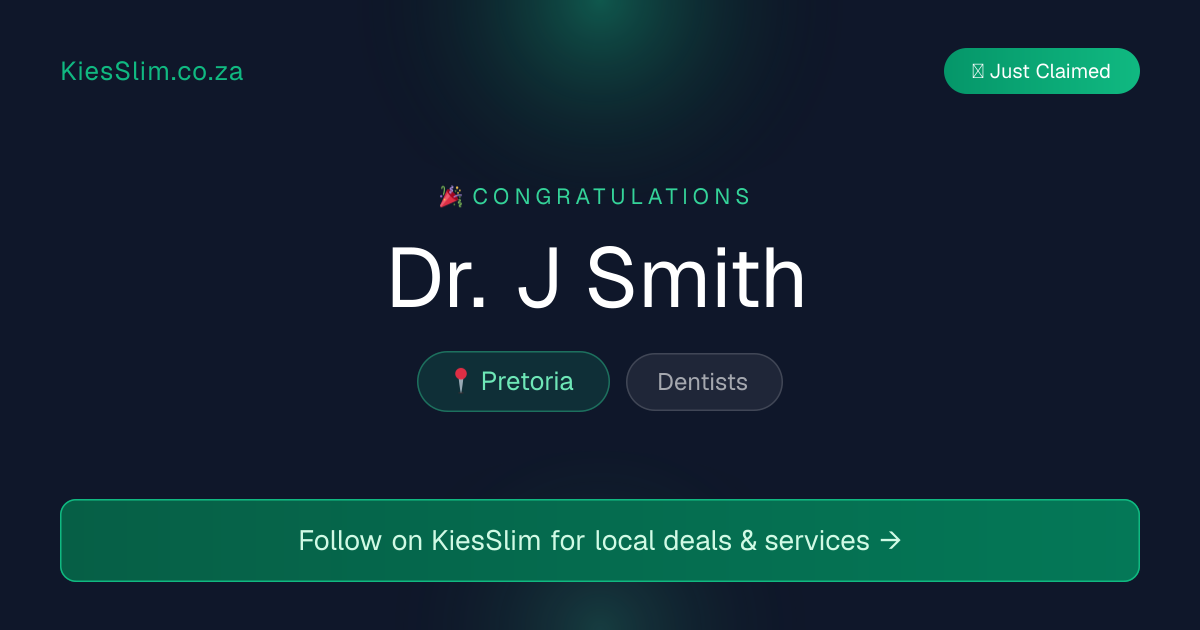 Dr. J Smith