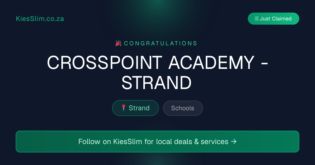 CROSSPOINT ACADEMY - STRAND