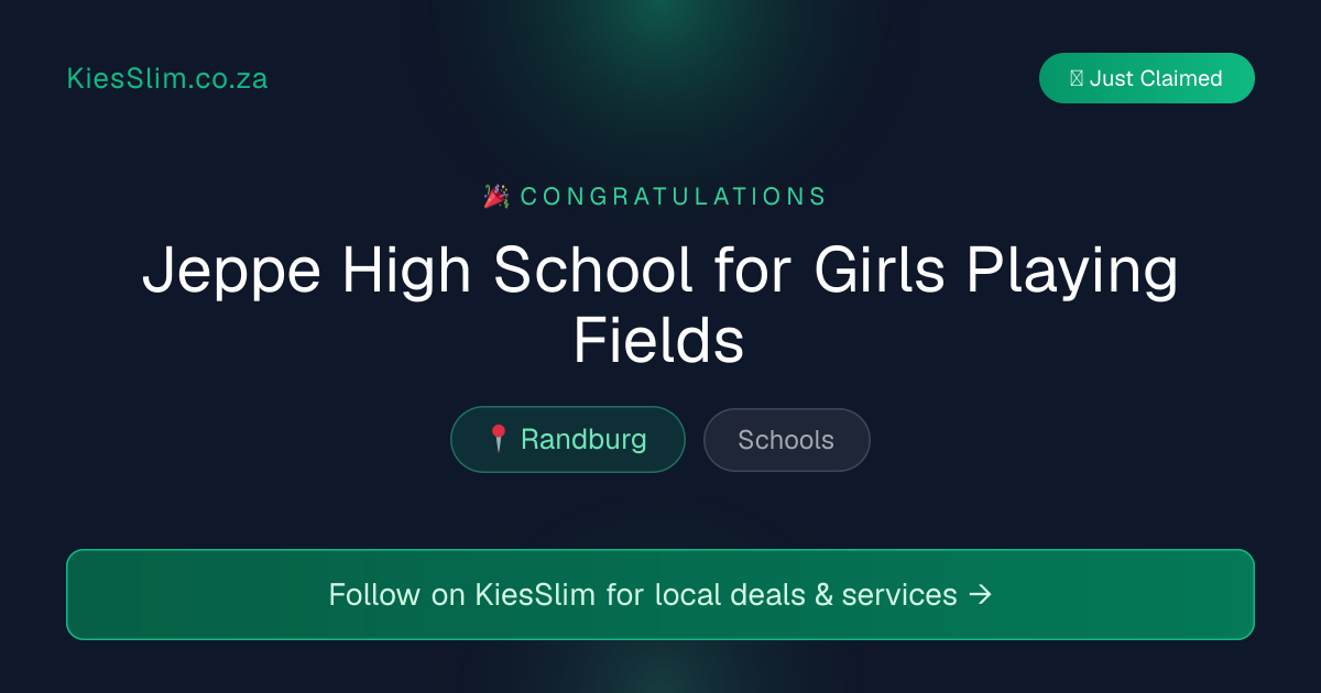 Jeppe High School for Girls Playing Fields