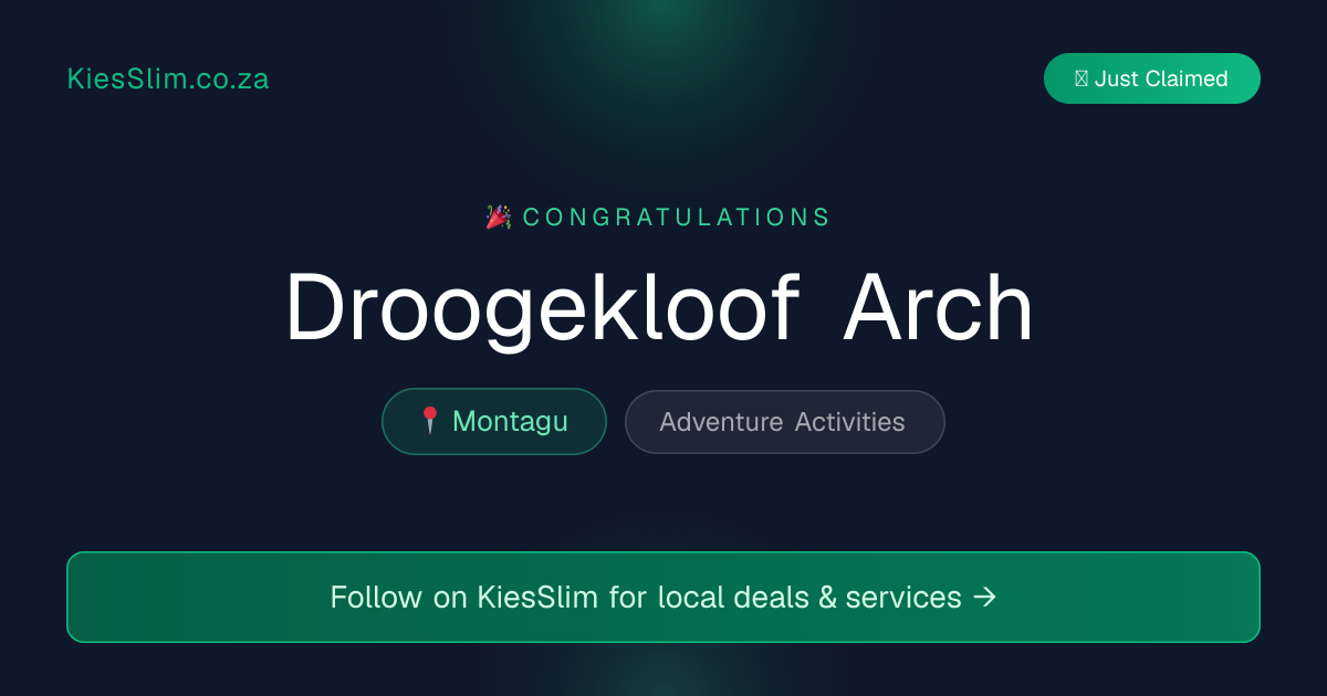 Droogekloof Arch