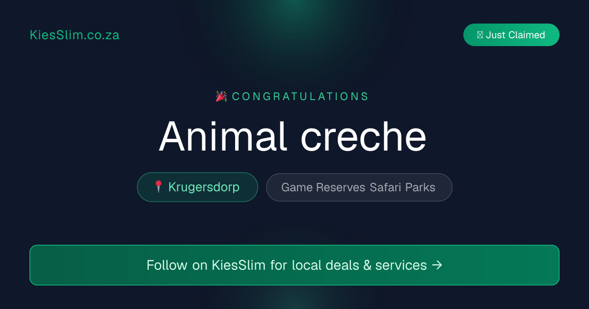 Animal creche