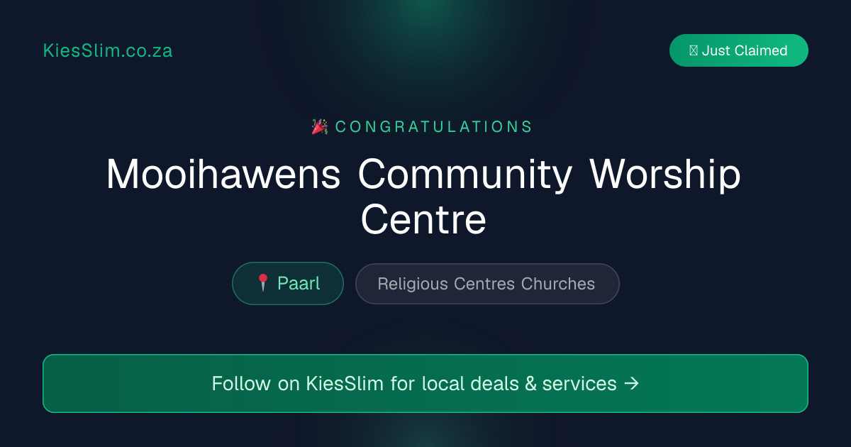 Mooihawens Community Worship Centre