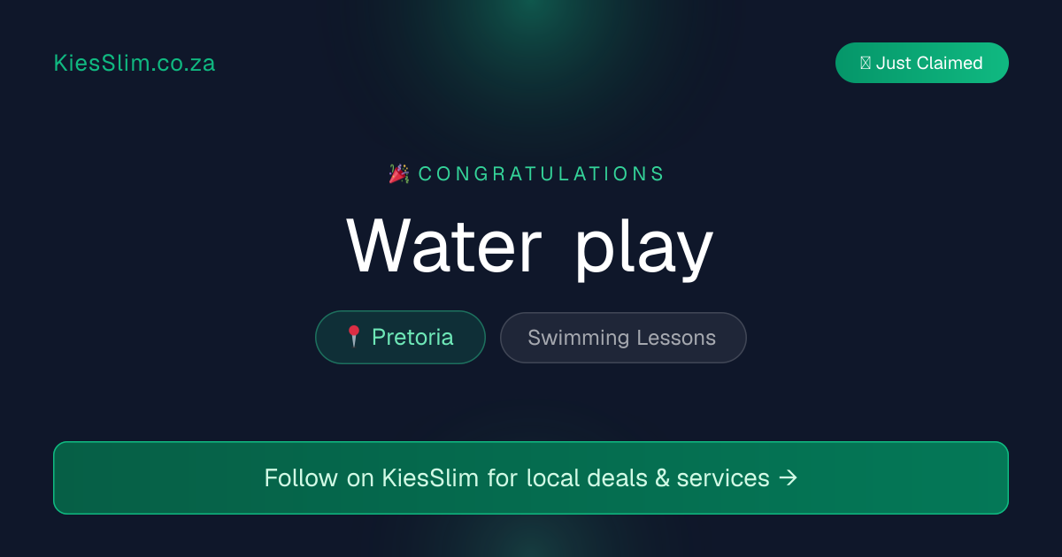 Water play
