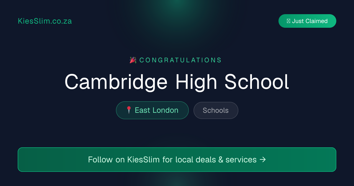 Cambridge High School