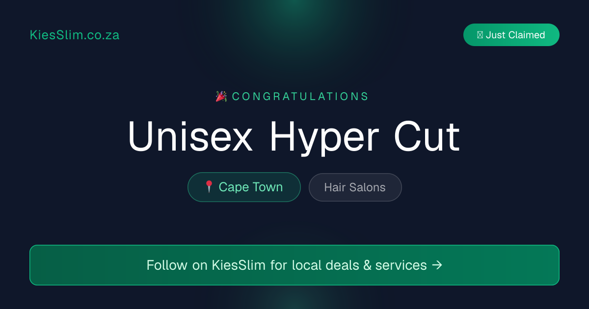 Unisex Hyper Cut