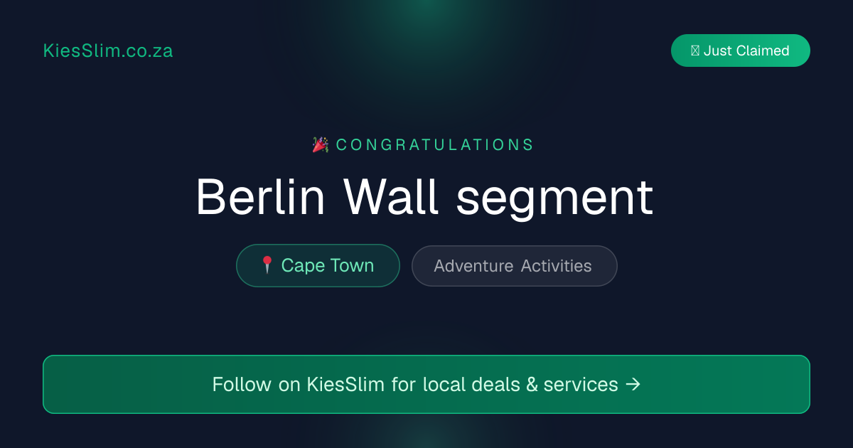Berlin Wall segment