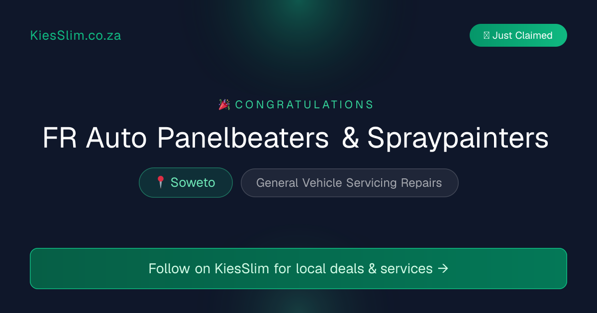 FR Auto Panelbeaters & Spraypainters