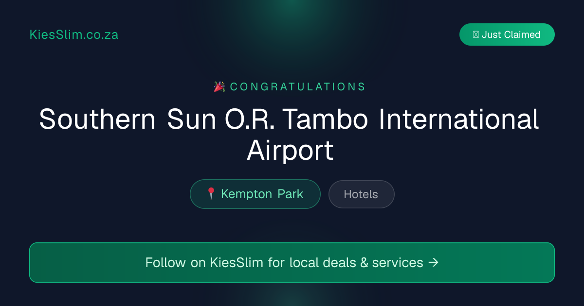 Southern Sun O.R. Tambo International Airport