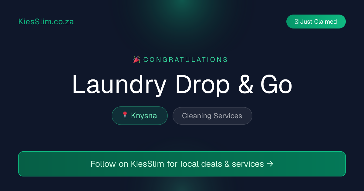 Laundry Drop & Go
