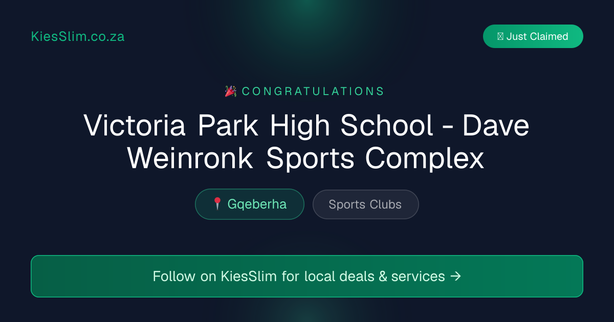 Victoria Park High School - Dave Weinronk Sports Complex