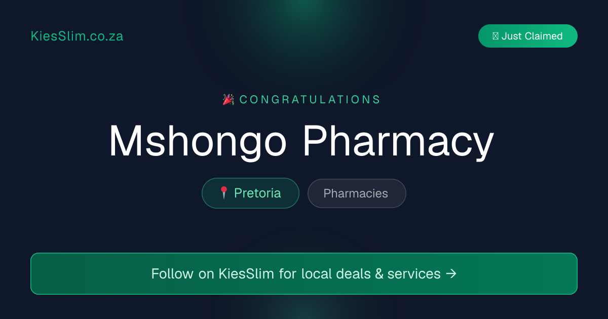 Mshongo Pharmacy